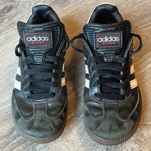 Adidas Samba OG Black Gum Soccer Fashion Sneakers Unisex Kids 2.5 UK 2 EU‎ 34